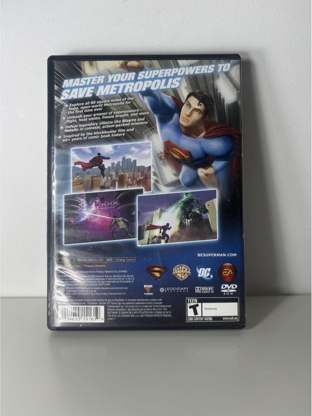 Superman Returns: Video Game (Sony PlayStation 2 2006) - Picture 2 of 5